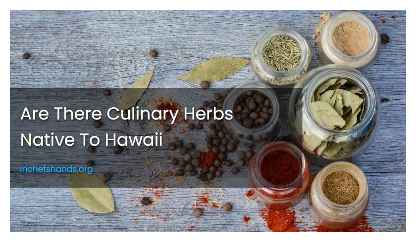 Are There Culinary Herbs Native To Hawaii